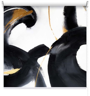 Houseart Αφηρημένη ζωγραφιά, Line Art, Ρολοκουρτίνες, 100 x 132 εκ.